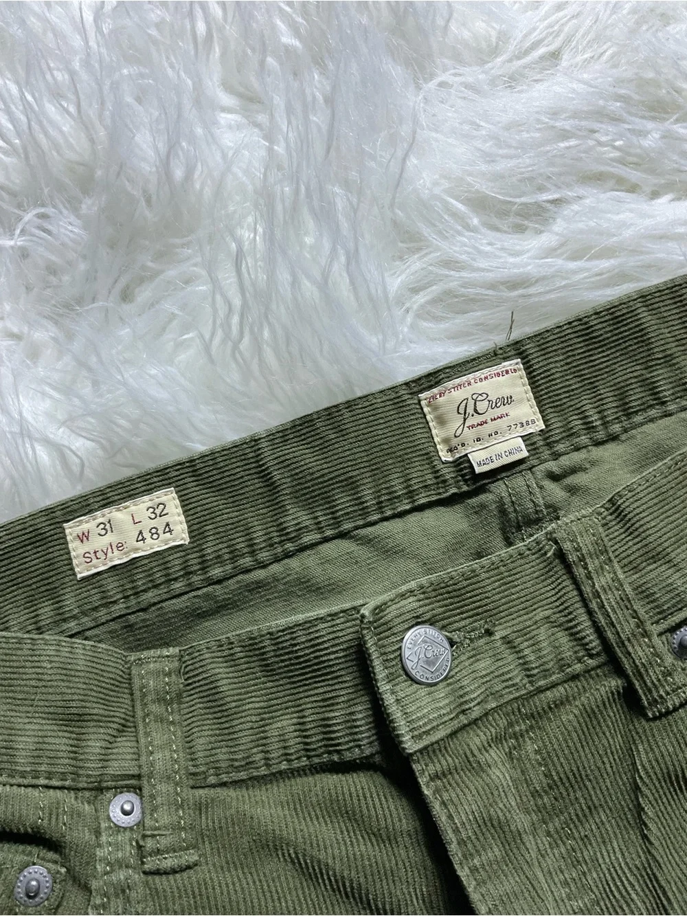 J. Crew approximate measurements